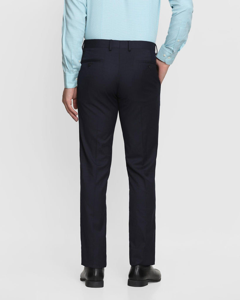 Slim Comfort B-95 Formal Navy Striped Trouser - Drew