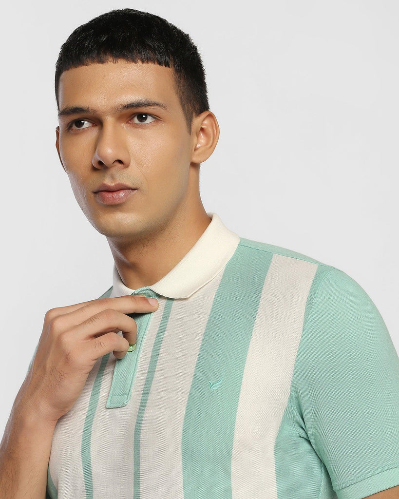 Polo Mint Striped T-Shirt - Tornado