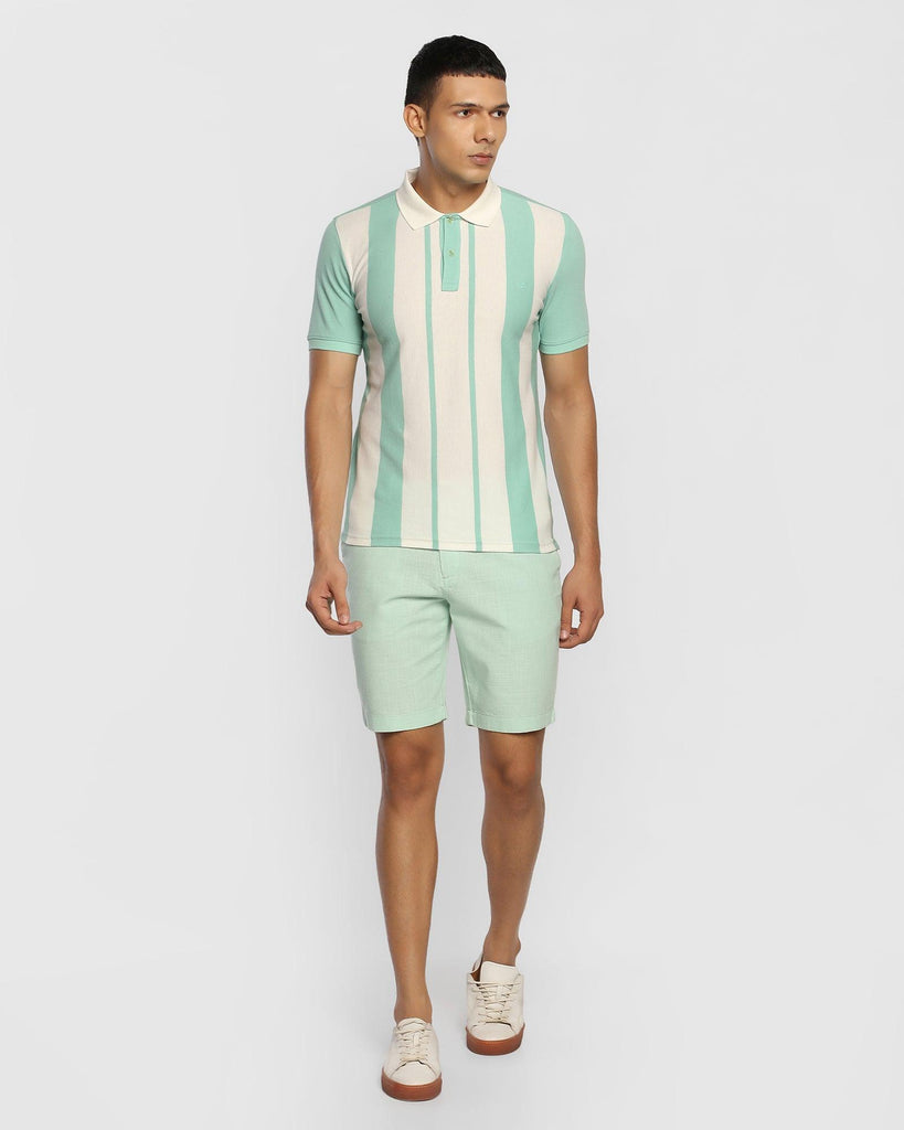 Polo Mint Striped T-Shirt - Tornado