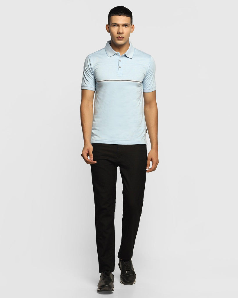 Polo Powder Blue Striped T-Shirt - Austin