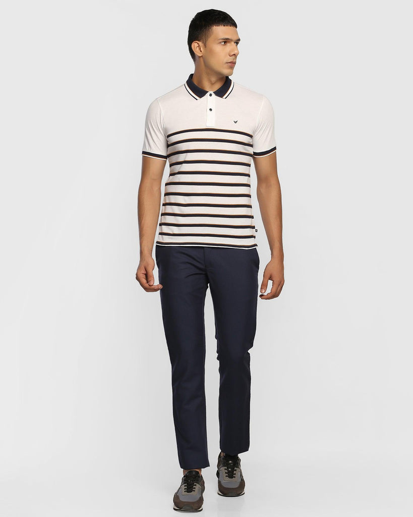 Polo White Striped T-Shirt - Gram