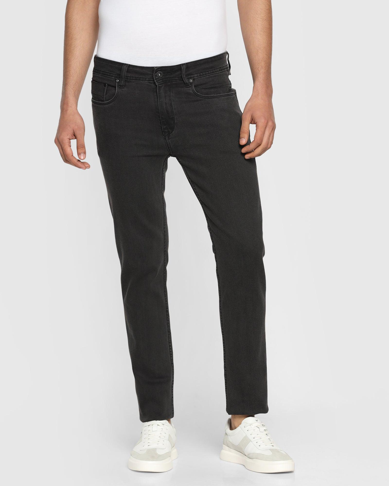 Super Clean Slim Yonk Fit Black Jeans - Gabriel