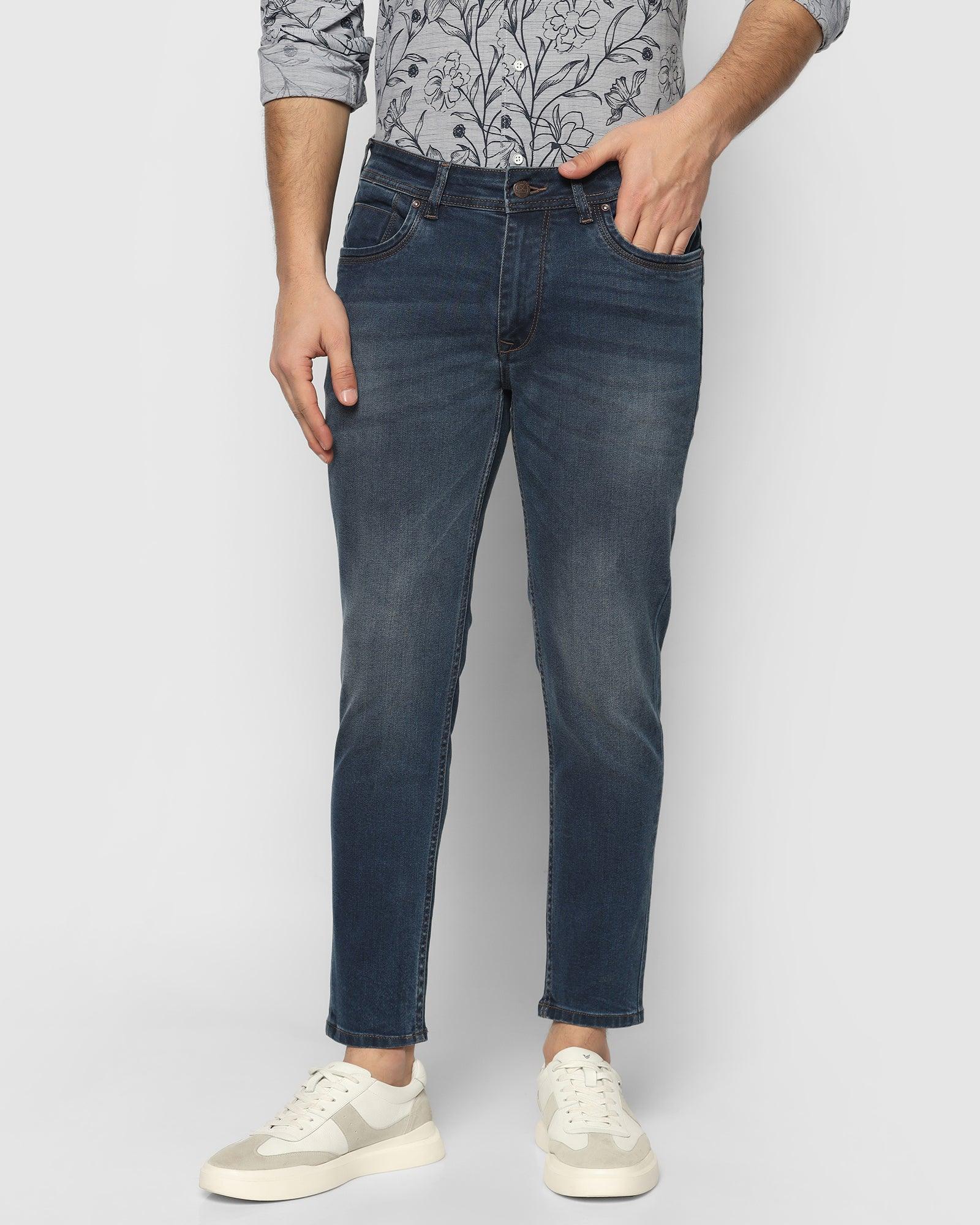 Super Clean Skinny Cropped Fiji Fit Indigo Jeans - John
