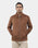 Tan Solid Zipper Jacket - Shtosh