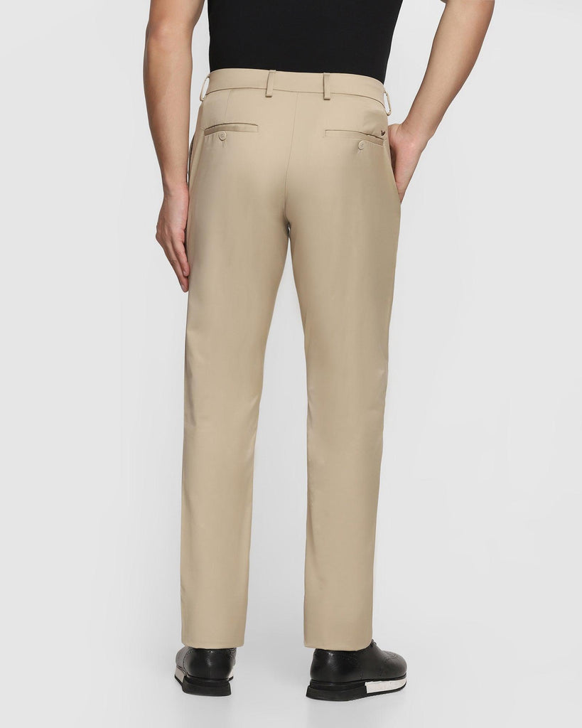 TechPro Slim Comfort B-95 Casual Beige Solid Khakis - Nord