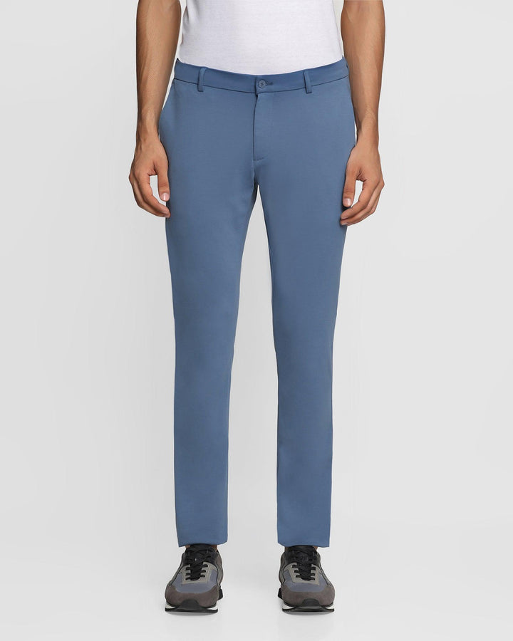 TechPro B5P Casual Blue Solid Khakis - Muji