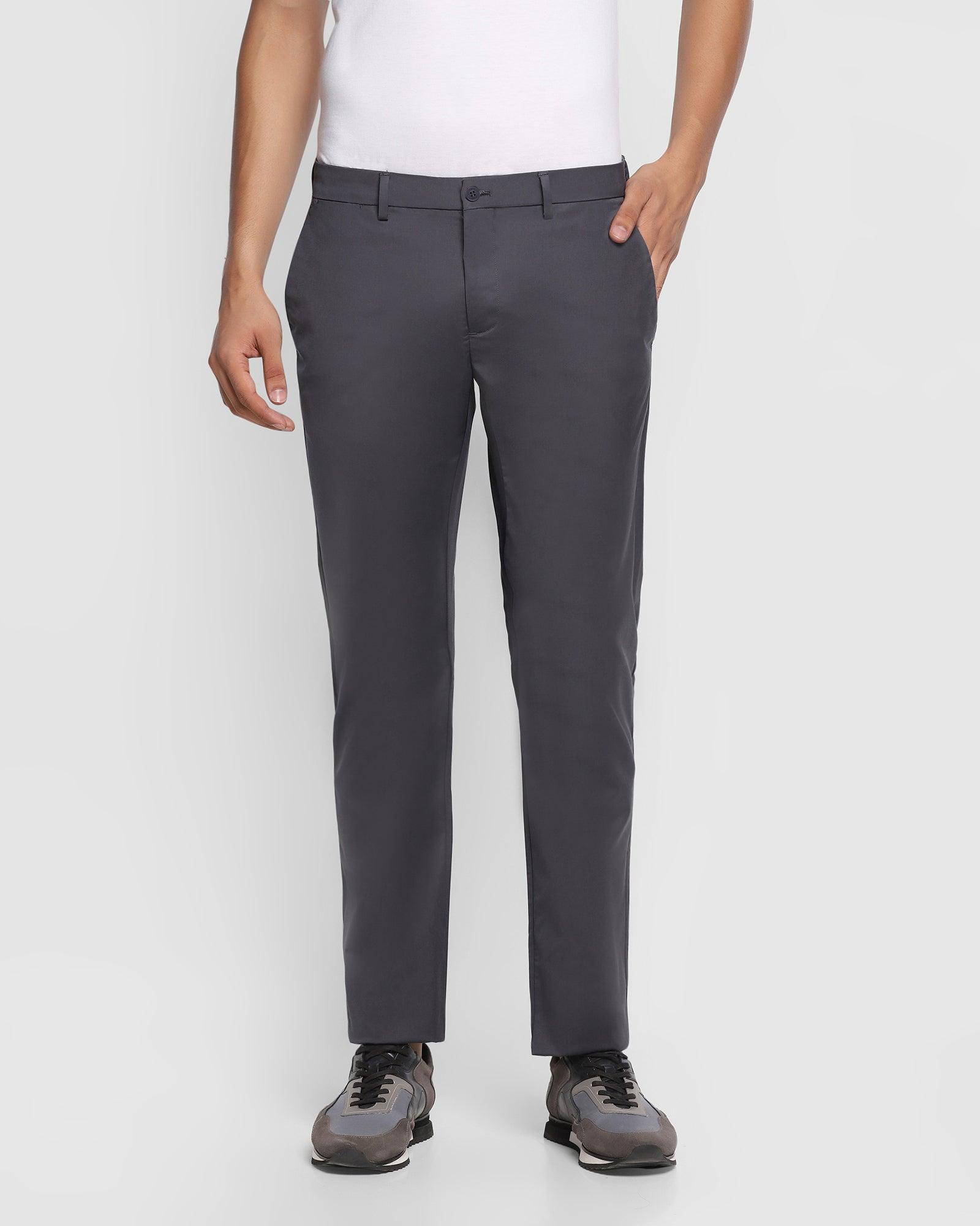TechPro Solid Casual Khakis In Dark Grey B-95 (Nord) - Blackberrys