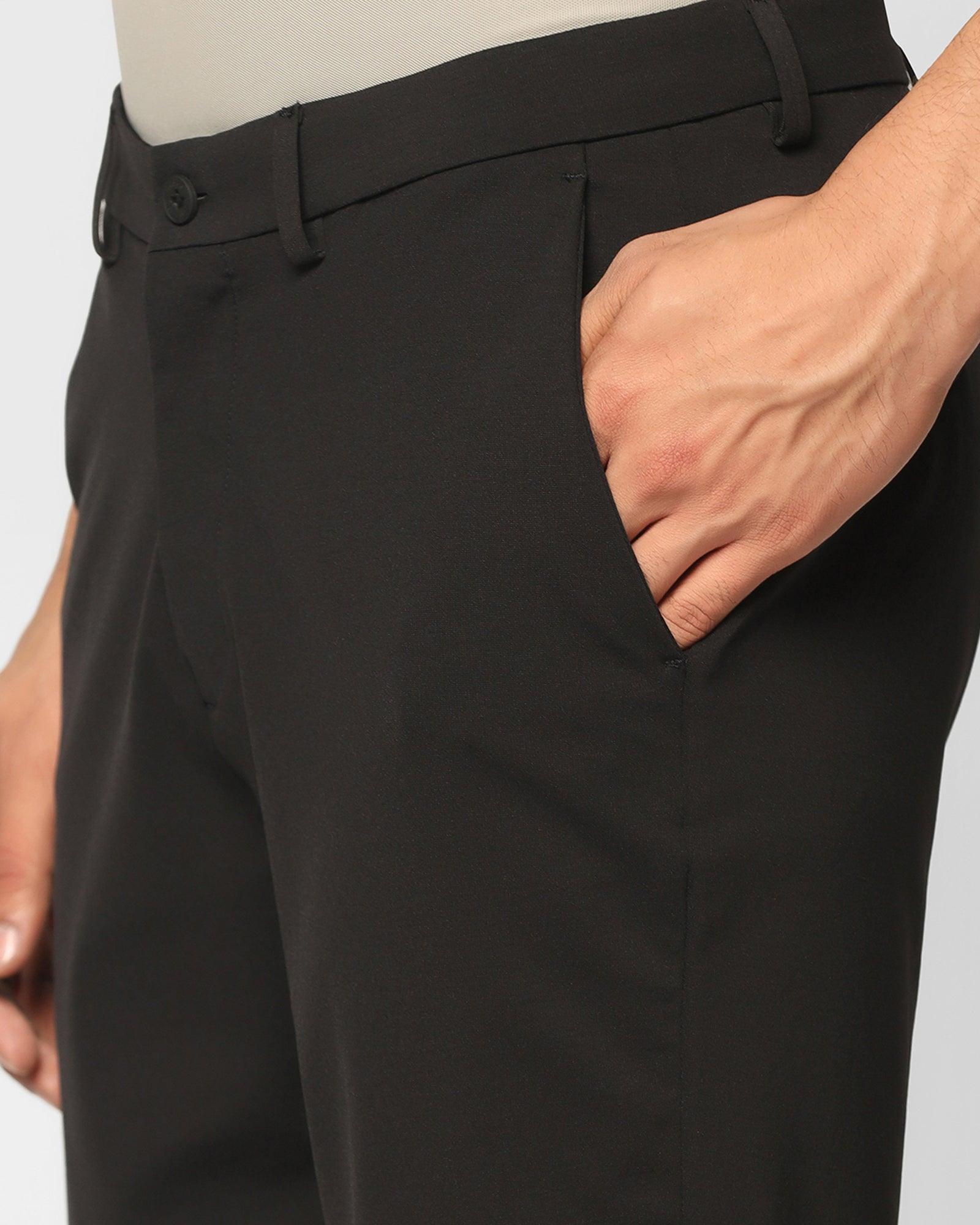 TechPro Casual Black Solid Shorts - Serry
