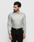 TechPro Formal Grey Solid Shirt - Tartan