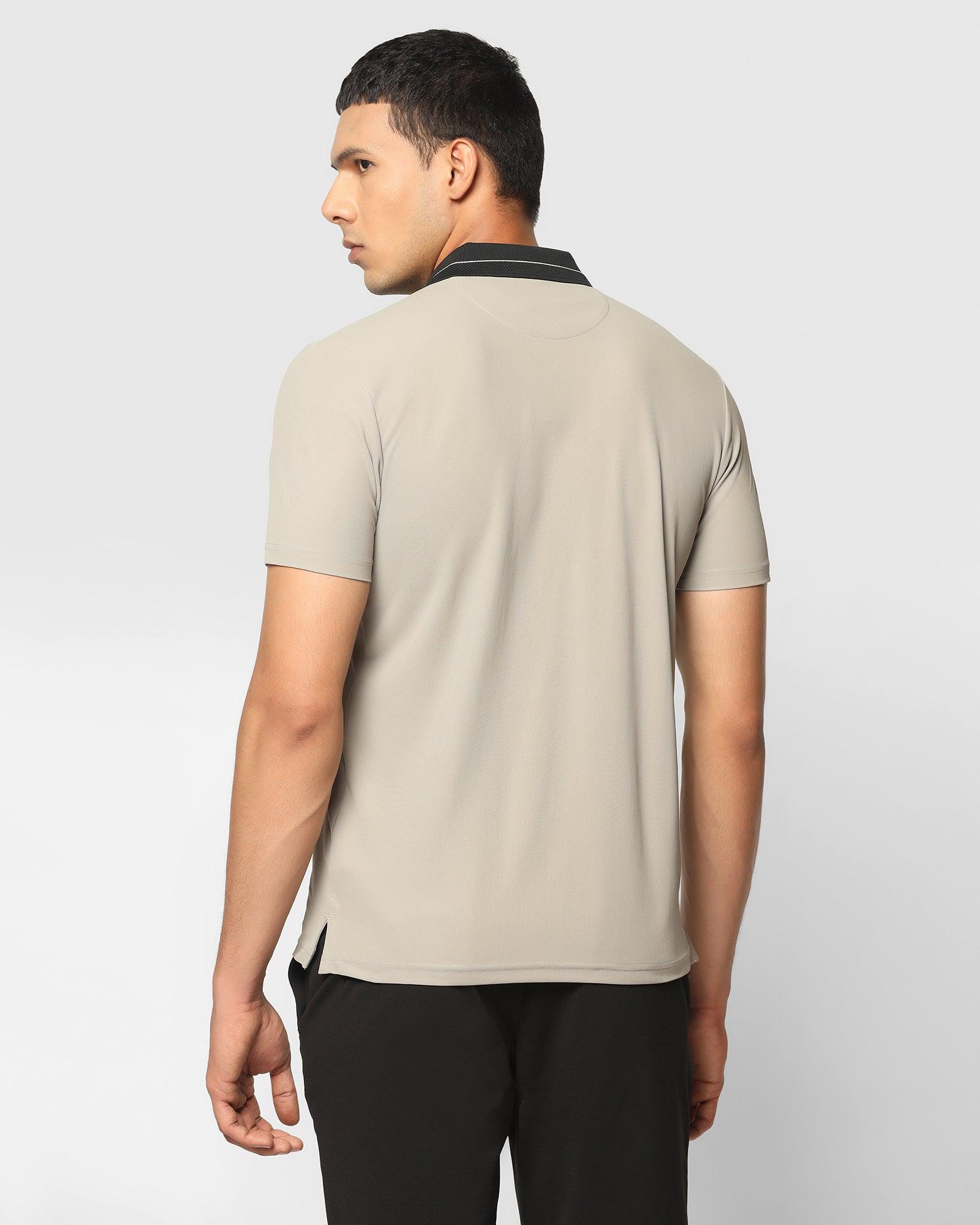 TechPro Polo Grey Solid T Shirt - Susan