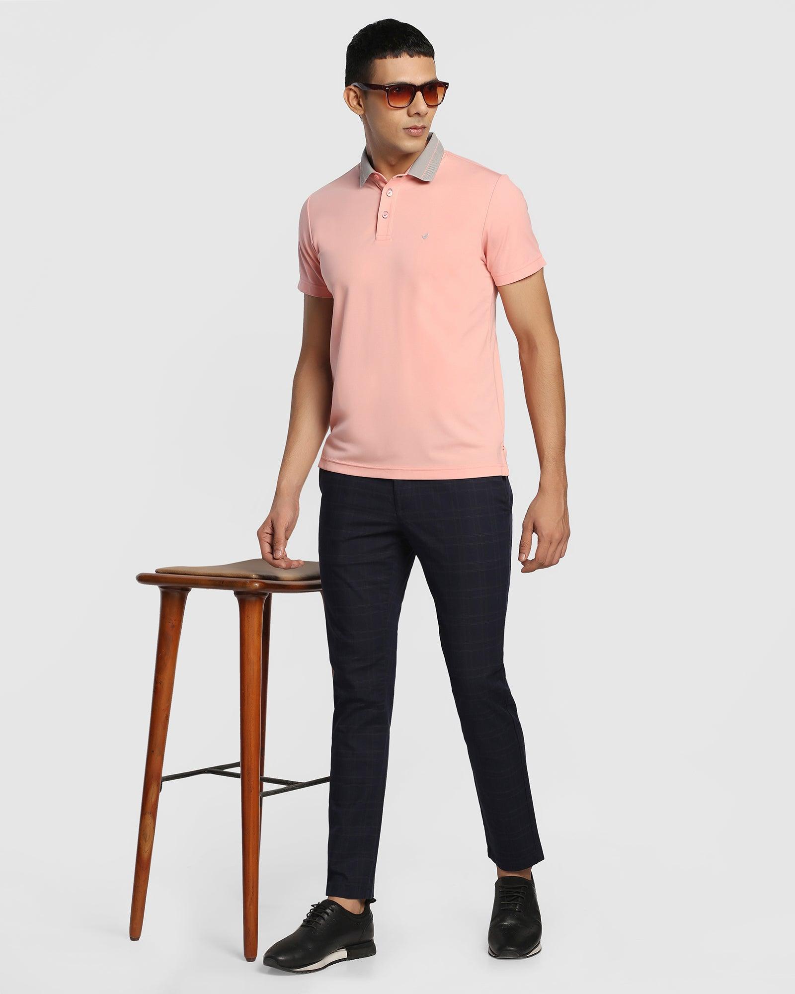 TechPro Polo Pink Solid T-Shirt - Susan