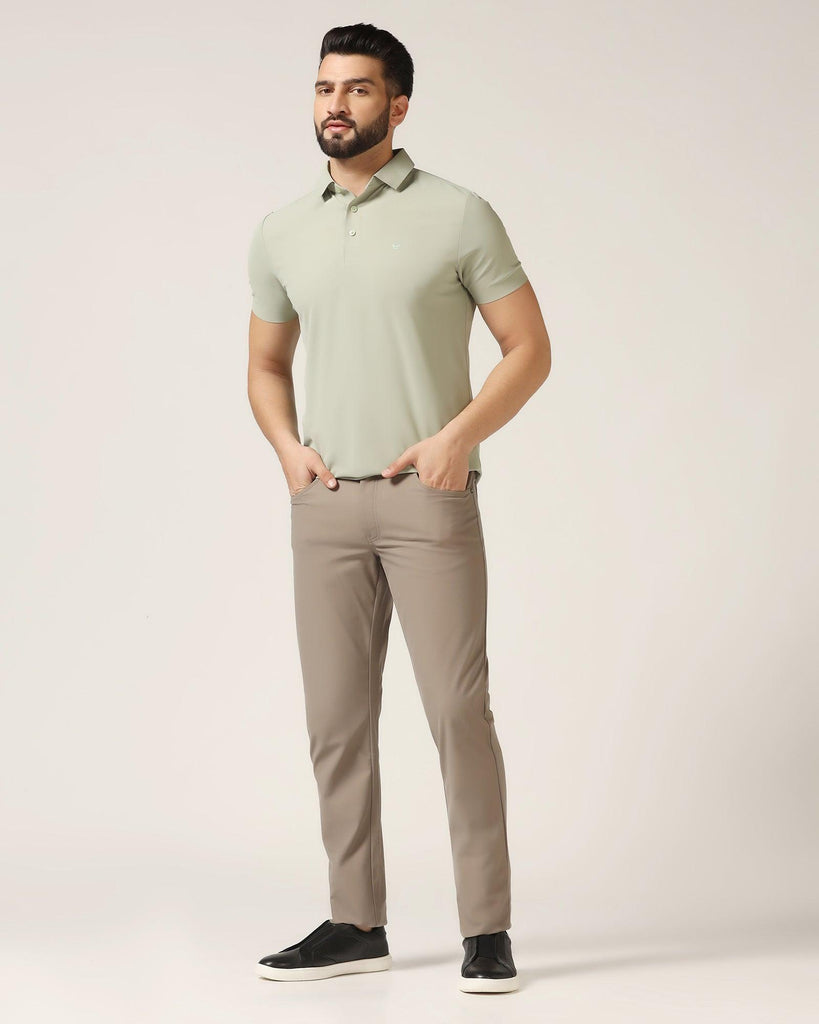 TechPro Slim Comfort Casual Mouse Textured Khakis - Finn