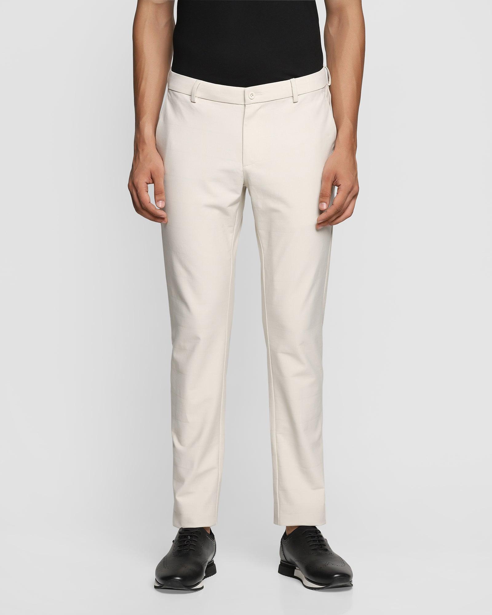 TechPro Stripe Casual Khakis In Beige Phoenix Fit (Whirl) - Blackberrys