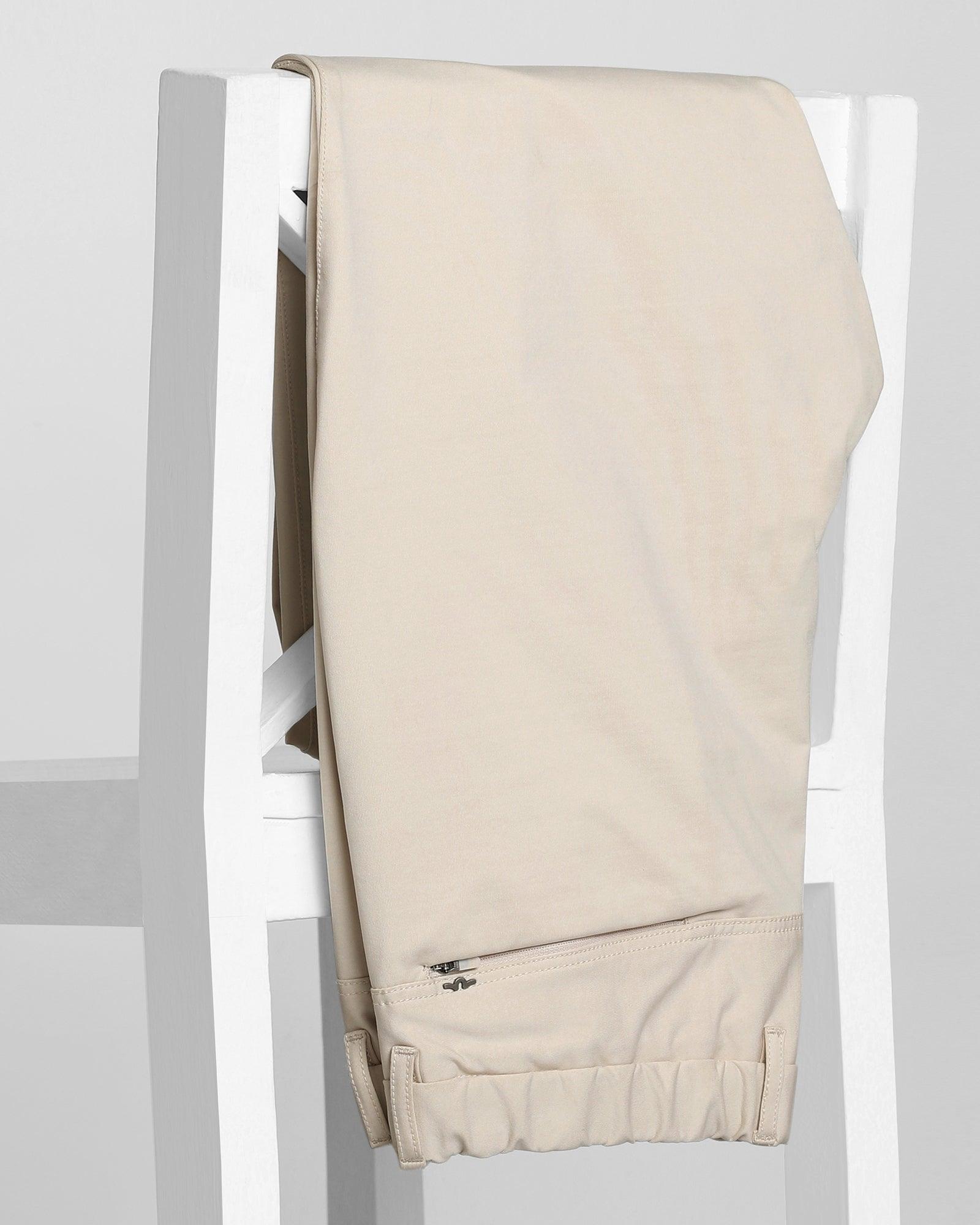 TechPro Nadal Casual Beige Textured Khakis - Hector