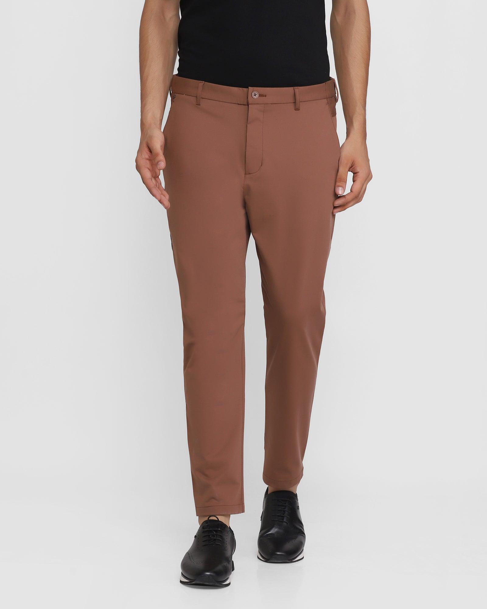 TechPro Nadal Casual Brown Textured Khakis - Hector