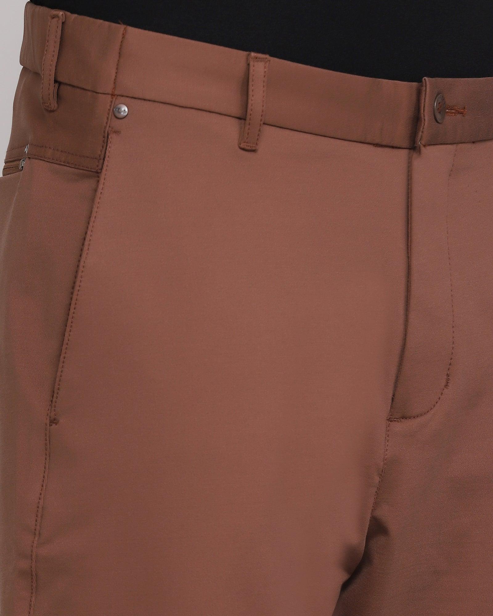 TechPro Nadal Casual Brown Textured Khakis - Hector