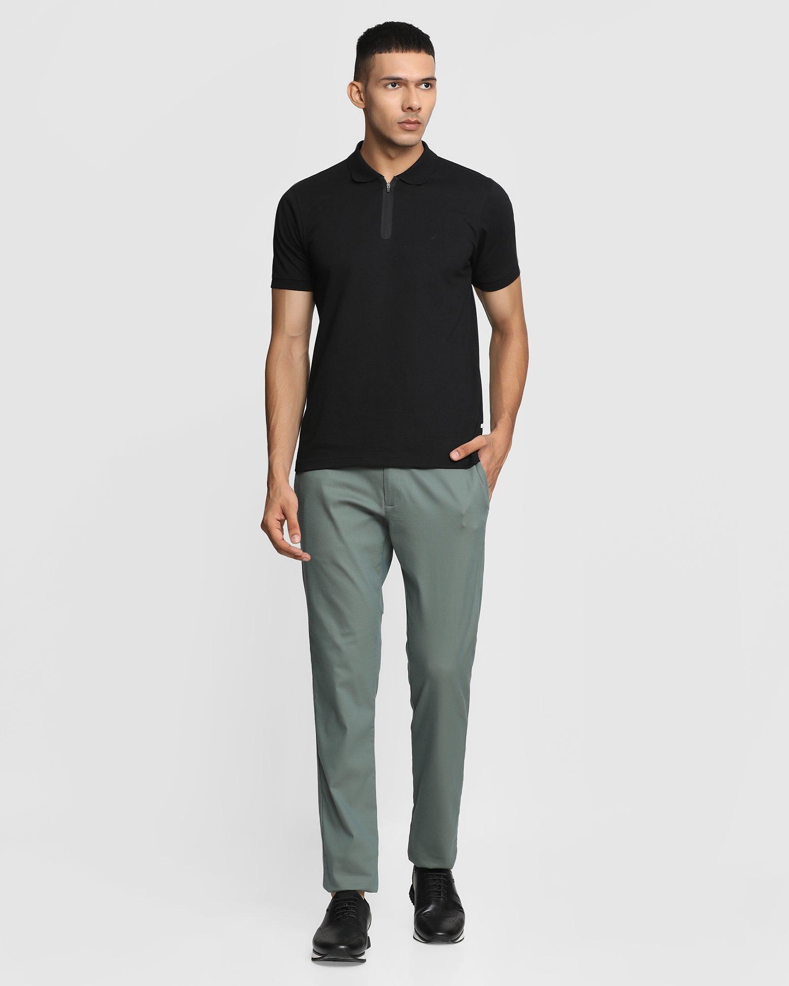 TechPro Textured Casual Khakis In Green - B-91 (Hoag) - Blackberrys