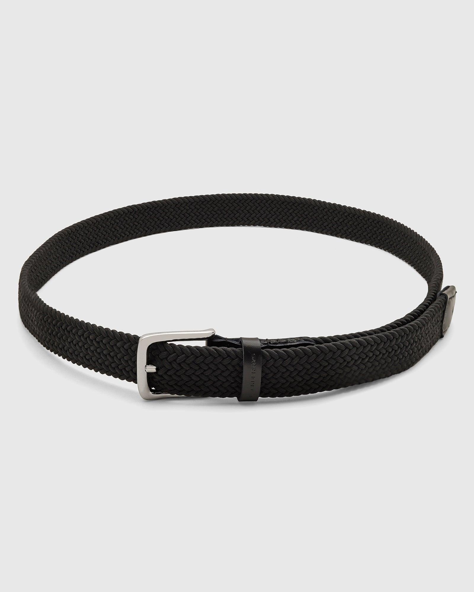 TechPro Textured Elastic Belt In Black (Salyer) - Blackberrys