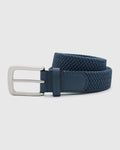 TechPro Textured Elastic Belt In Blue (Salyer) - Blackberrys