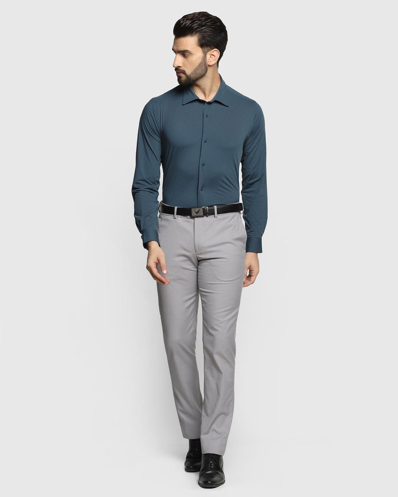 TechPro Formal Navy Textured Shirt - Melvin