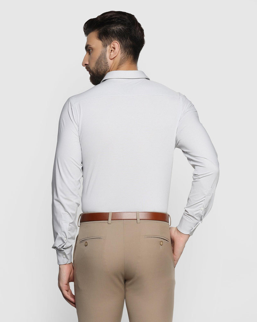 TechPro Formal White Textured Shirt - Melvin