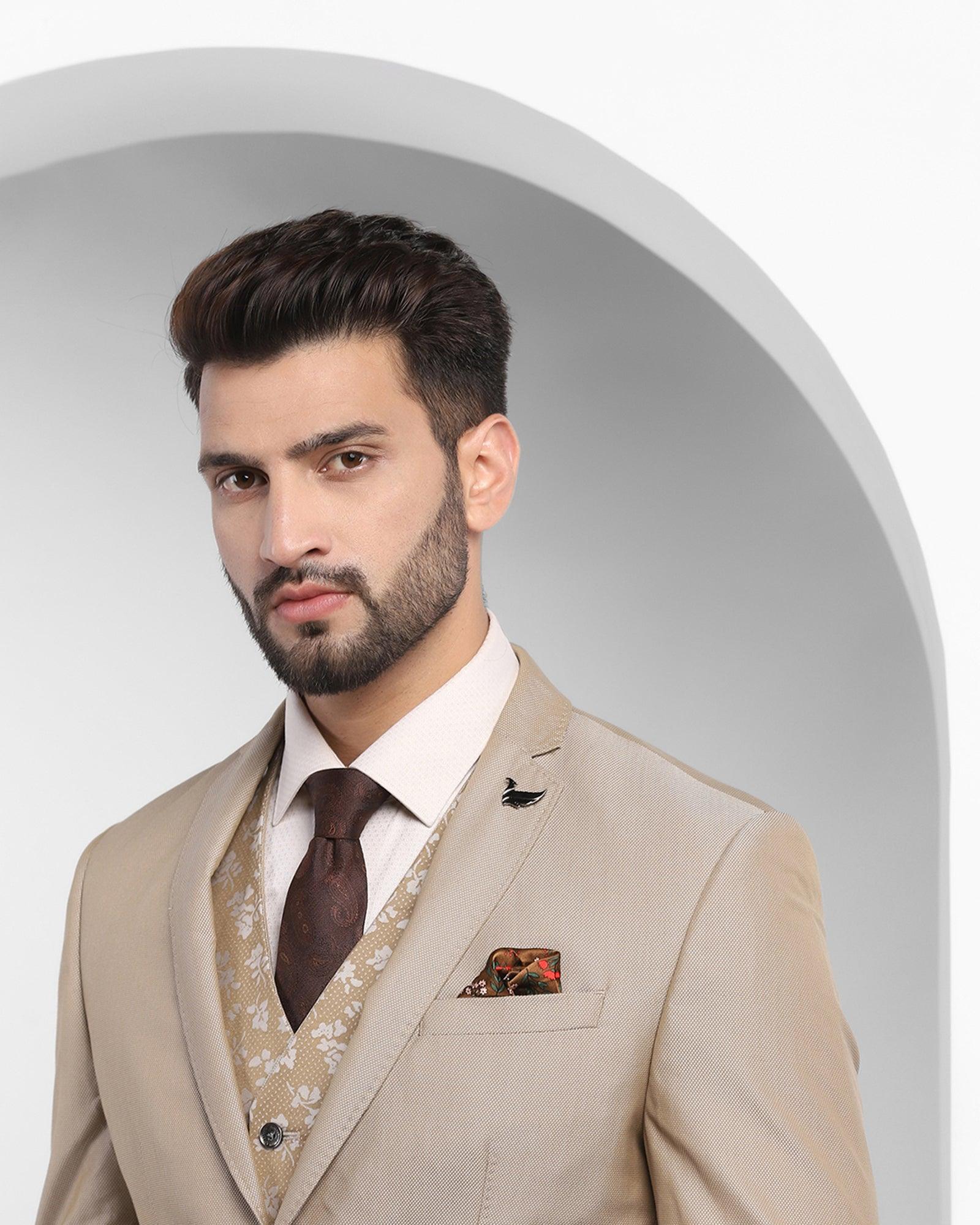 Buy Louis Philippe Self Design Slim Fit Single Breasted Three Piece Formal  Suit - Suits for Men 25408562 | Myntra