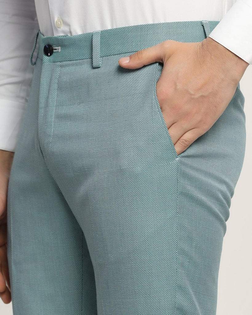 Linen Multitude 6X Teal Textured Formal Suit - Peter