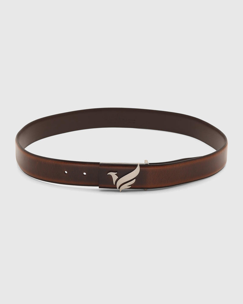 Must Haves Leather Tan Textured Belt - New Halley