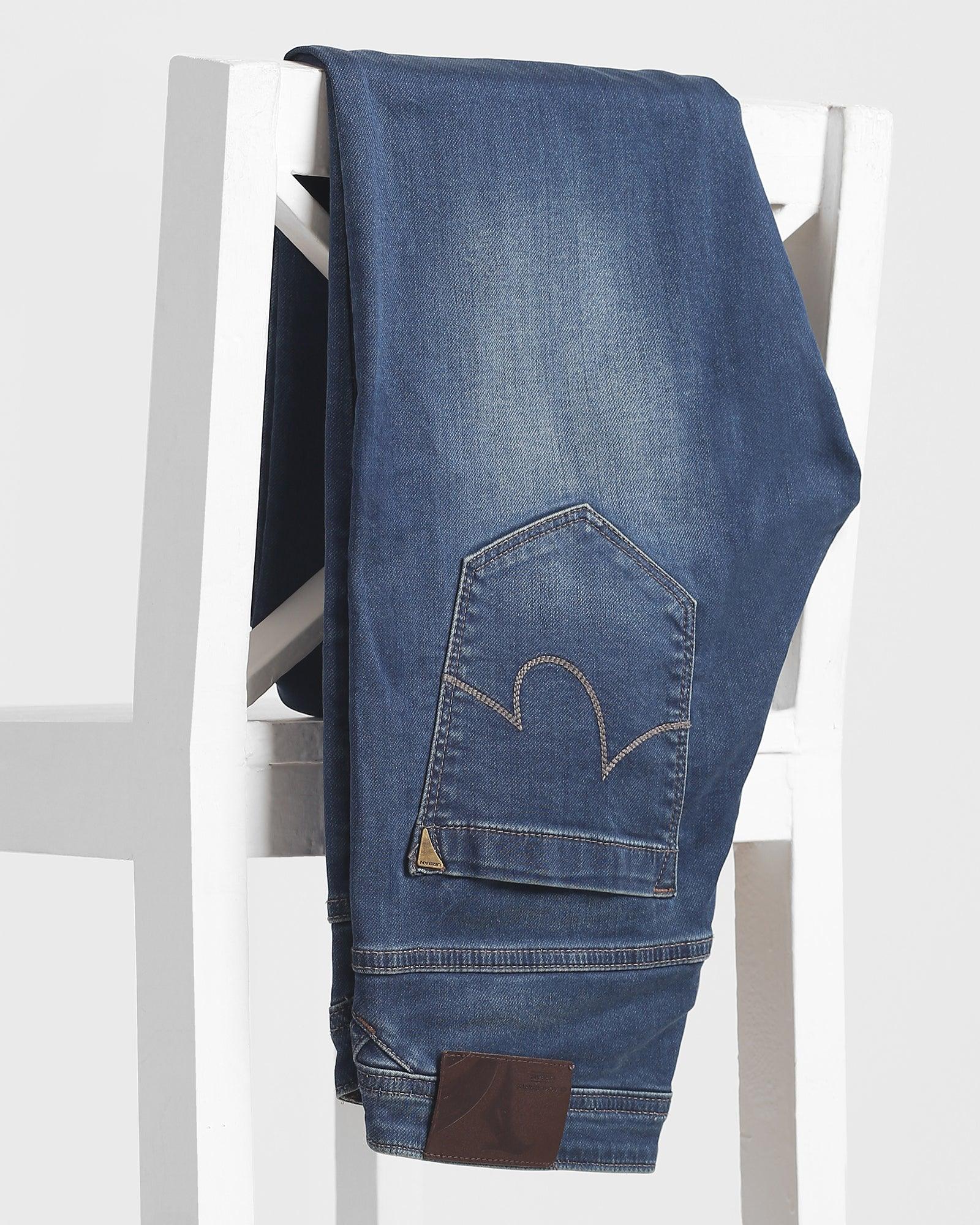 Ultrasoft Slim Comfort Buff Fit Indigo Jeans - Bob
