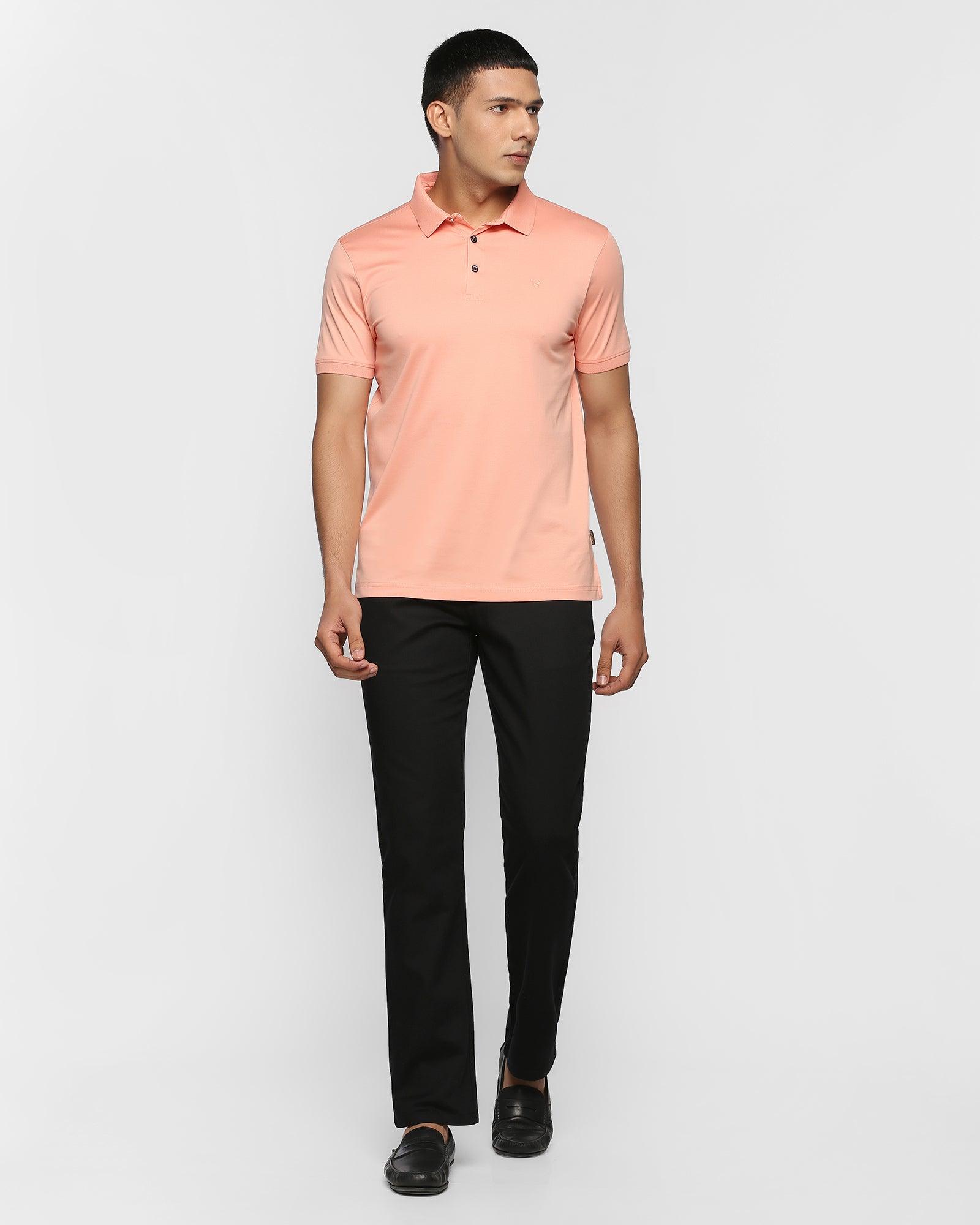 Textured Casual Khakis In Black B-90 (Altos) - Blackberrys