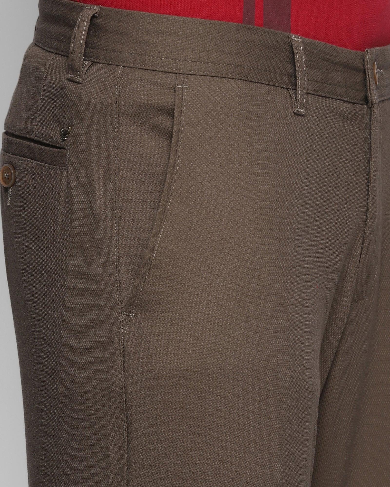Slim Comfort B-95 Casual Mouse Textured Khakis - Kevin