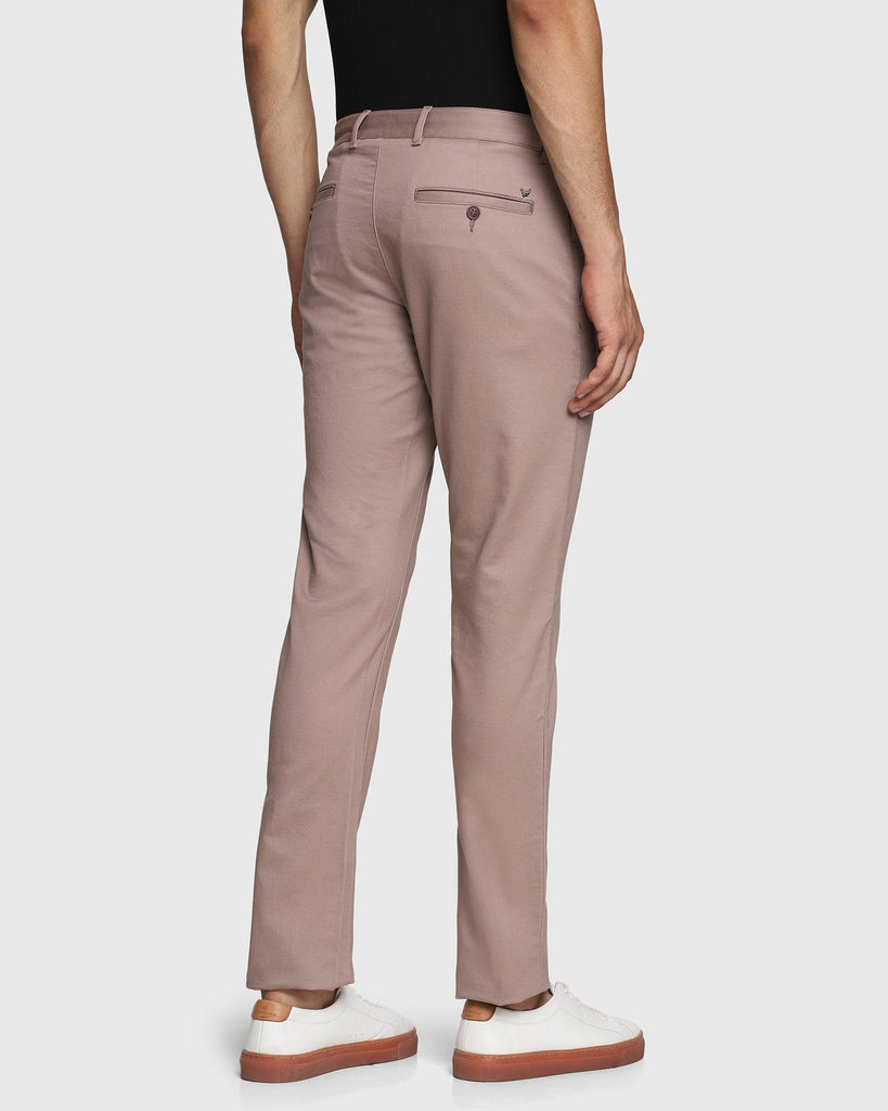 Slim Comfort B-95 Casual Dusty Pink Textured Khakis - Segue