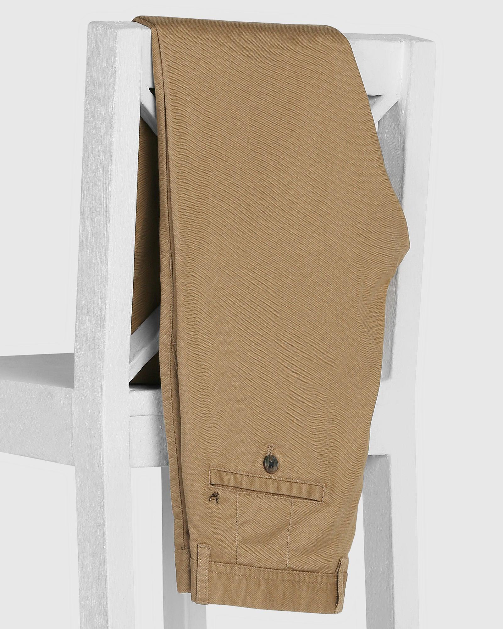 Slim Fit B-91 Casual Khaki Textured Khakis - Altos