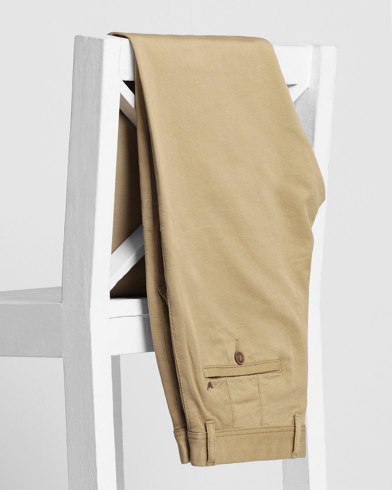 Slim Fit B-91 Casual Khaki Textured Khakis - Kindle