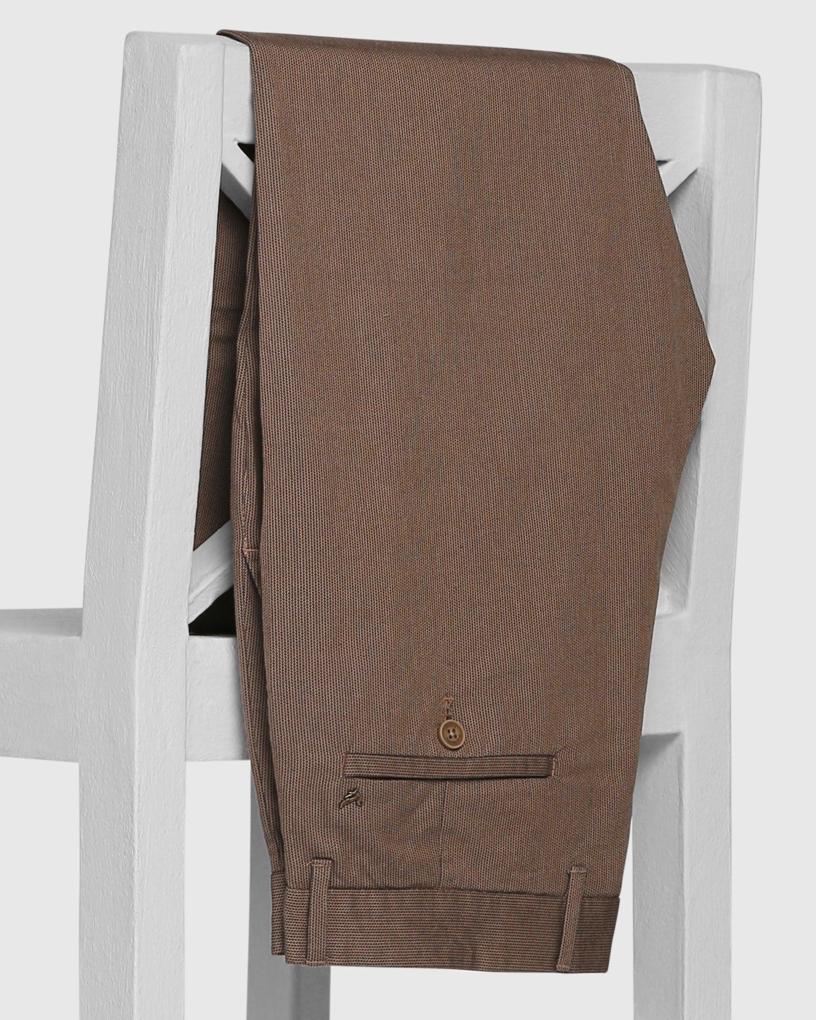 Slim Comfort B-95 Casual Khaki Textured Khakis - Alpha