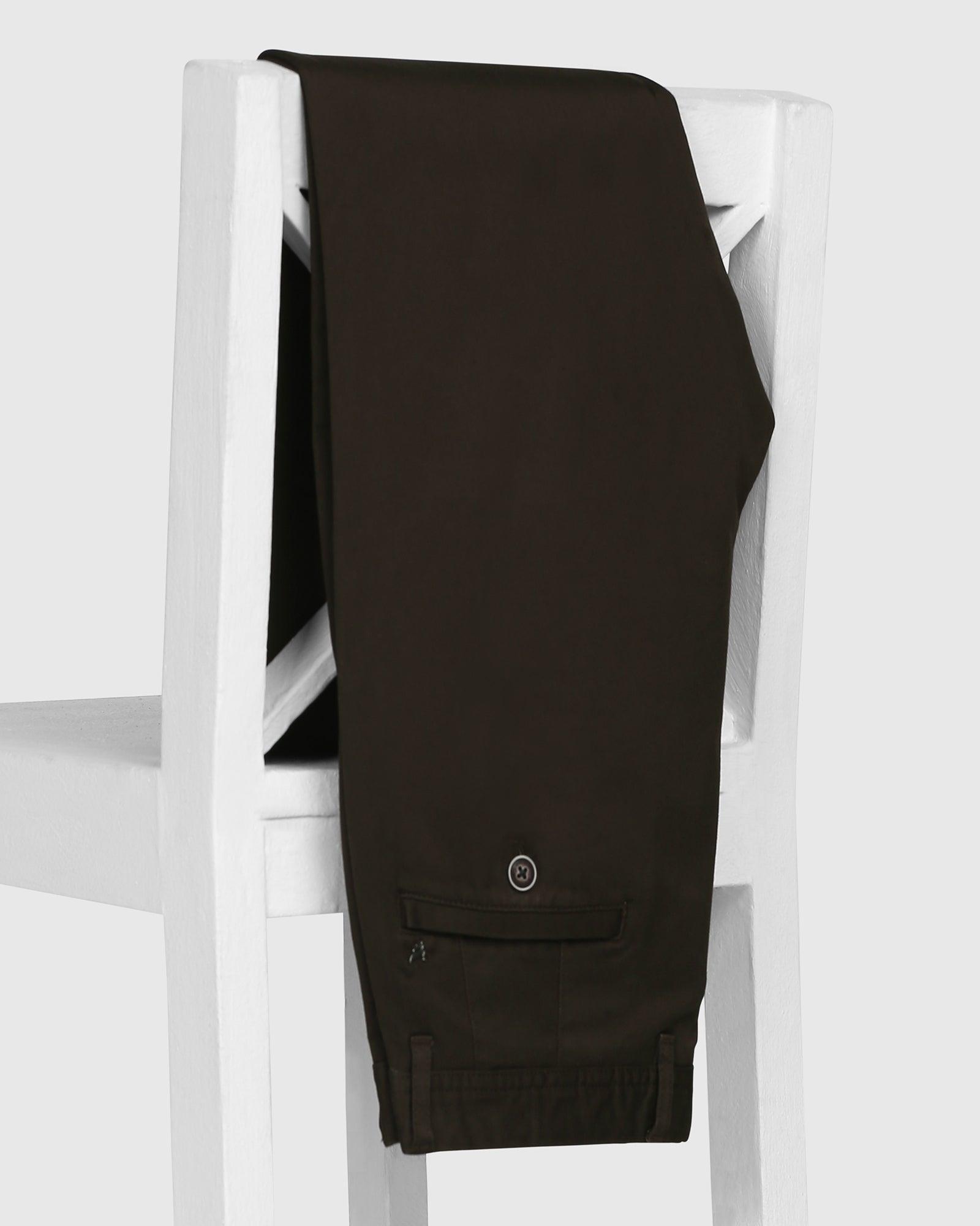 Textured Casual Khakis In Olive B-91 (Eve) - Blackberrys