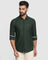 Casual Olive Textured Shirt - Tyler