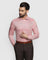 Linen Luxe Formal Pink Textured Shirt - Bering