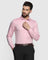 Luxe Formal Pink Textured Shirt - Bolten