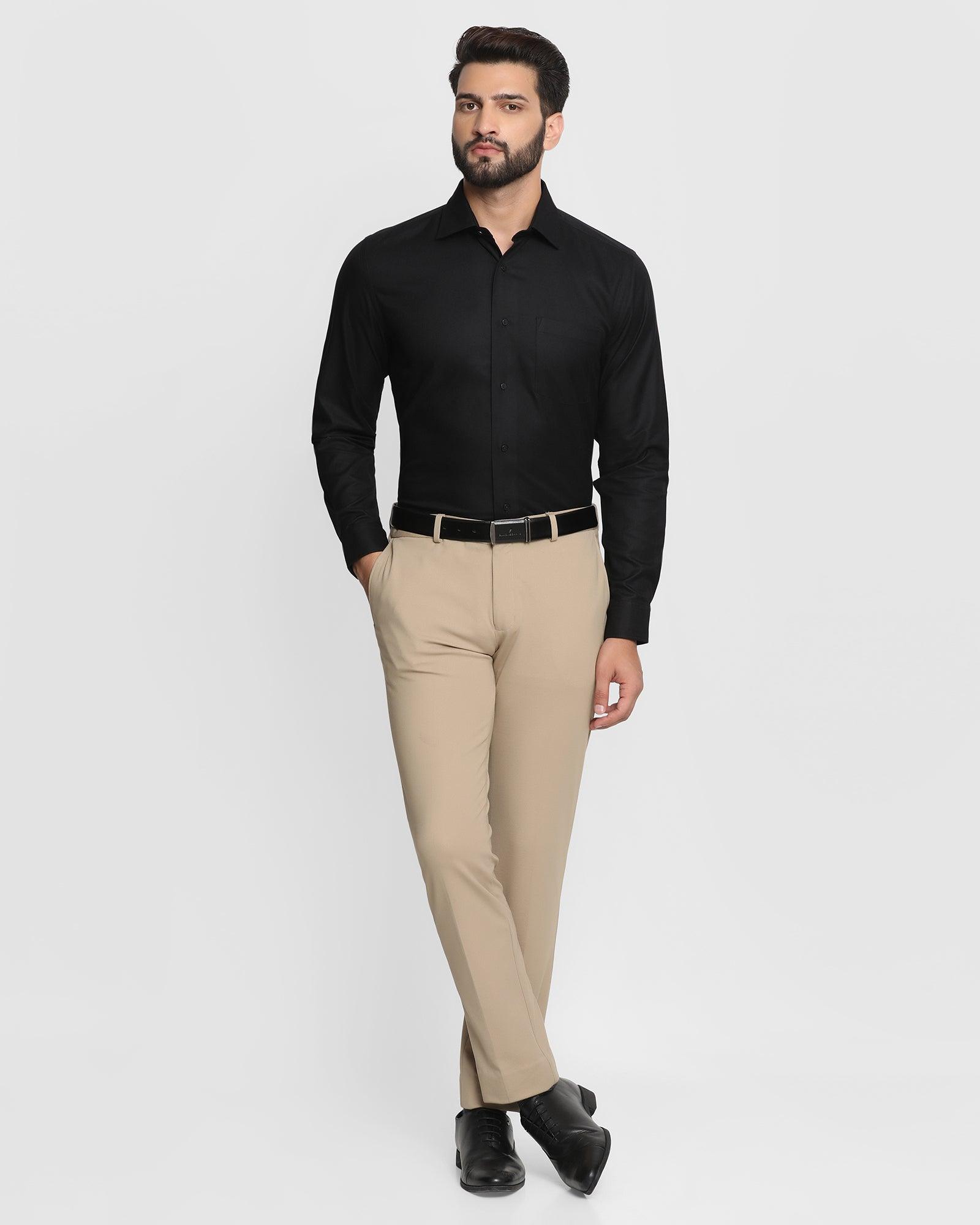Black shirt khaki pants | Groom and groomsmen, Bbq wedding, April wedding