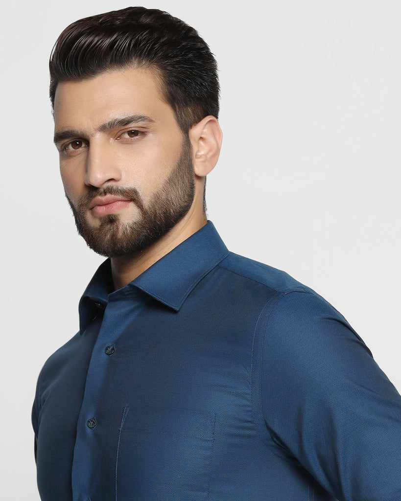 Formal Cobalt Textured Shirt - Artal