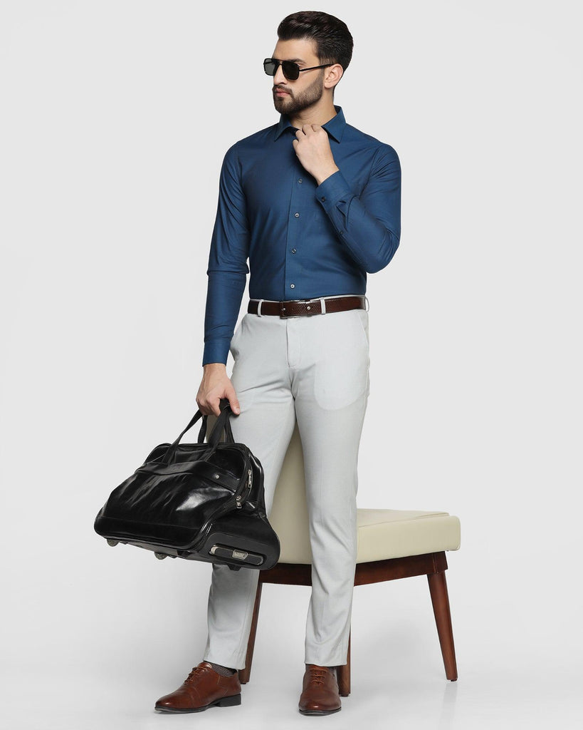 Formal Cobalt Textured Shirt - Artal