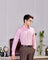 Formal Pink Textured Shirt - Bring