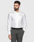 Non Iron Formal White Textured Shirt - Decade