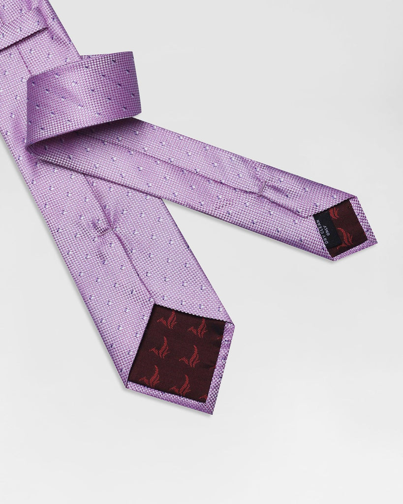 Silk Pink Textured Tie - Roboto