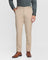 Slim Fit B-91 Formal Beige Textured Trouser - Deaser