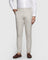 Super Slim Phoenix Formal Beige Textured Trouser - Mentor
