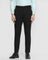 Slim Fit B-91 Formal Black Textured Trouser - Lenor