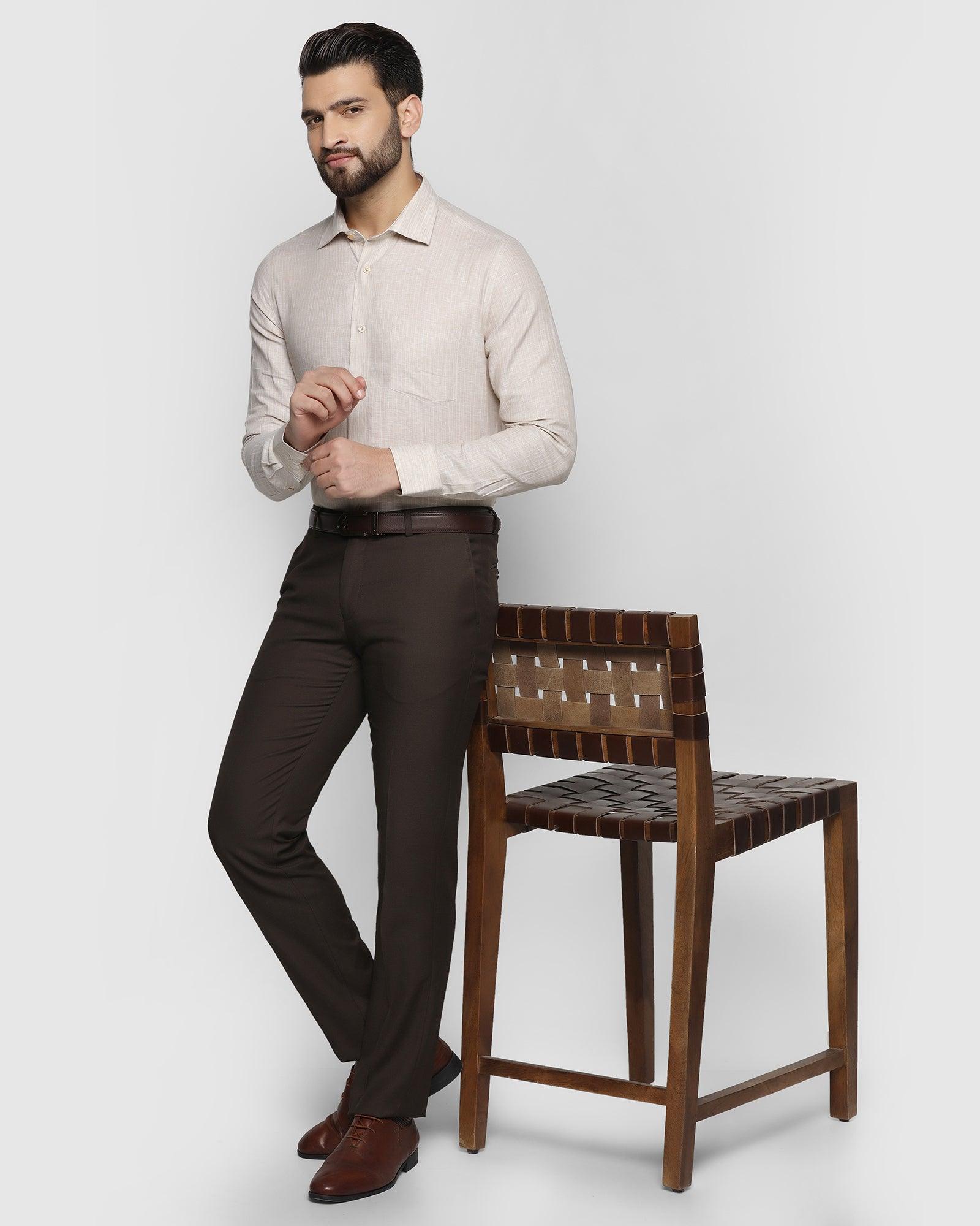 Dark brown suit pants | Tailor Store®
