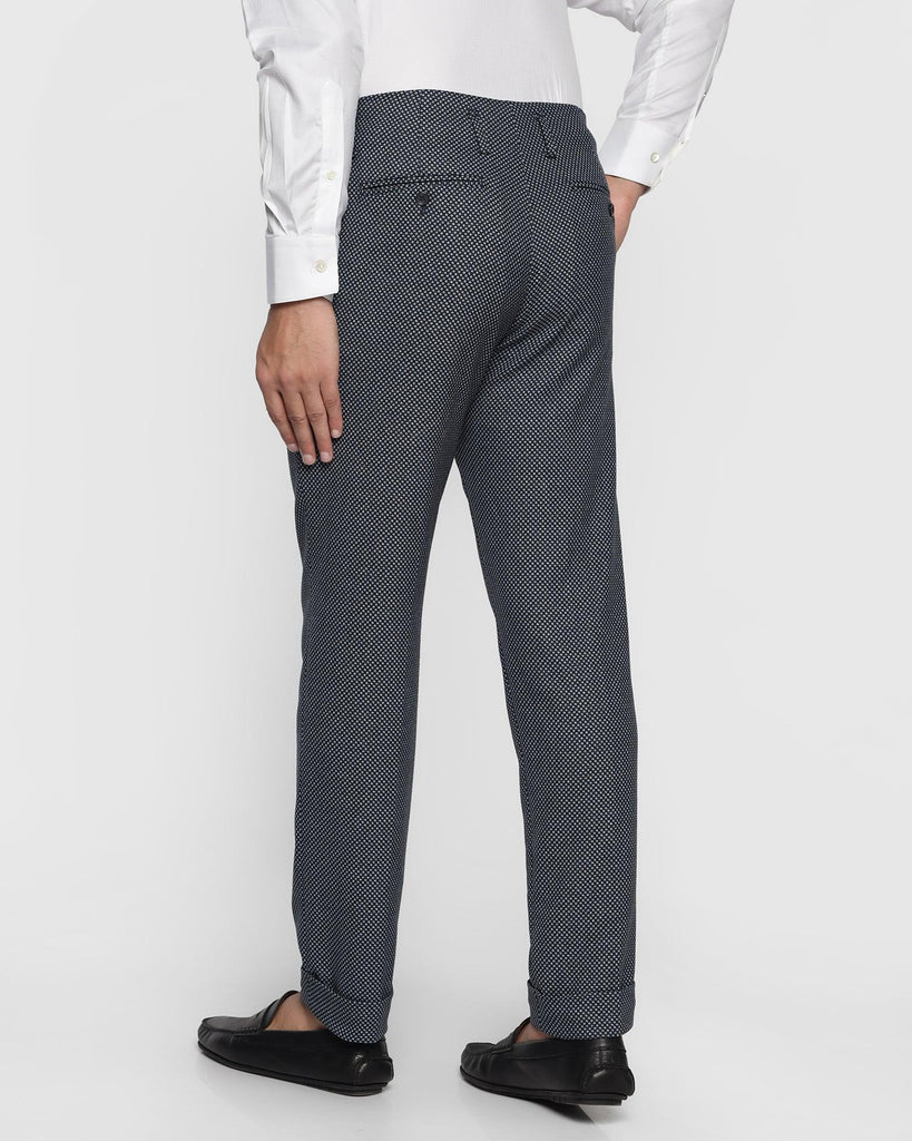 Comfort Arise Formal Navy Textured Trouser - Timber